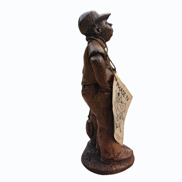 Phase IV Concept Wood Golfer Figurine w Tag 6 3/4" #10074 Rare Vintage - Picture 6 of 12